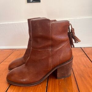 Fat Face leather ankle boots - worn a few times